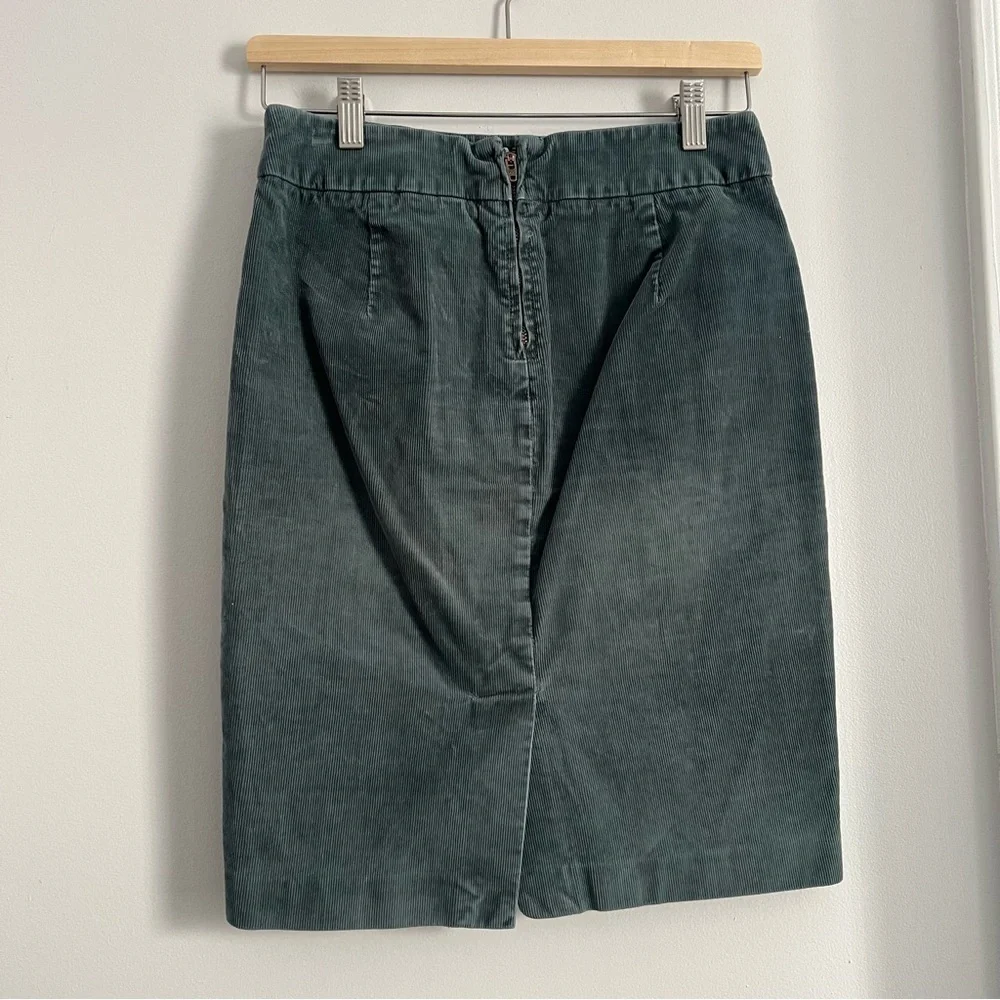 J.Crew Textured Green Skirt